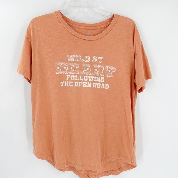 Aerie Wild At Heart Distressed Graphic Tee - Picture 1 of 9
